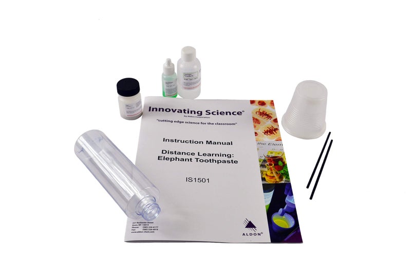 Innovating Science Elephant Toothpaste: Explore Catalysts, Chemical Reactions & Phase Changes - Chemistry Demonstration Distance Learning Kit